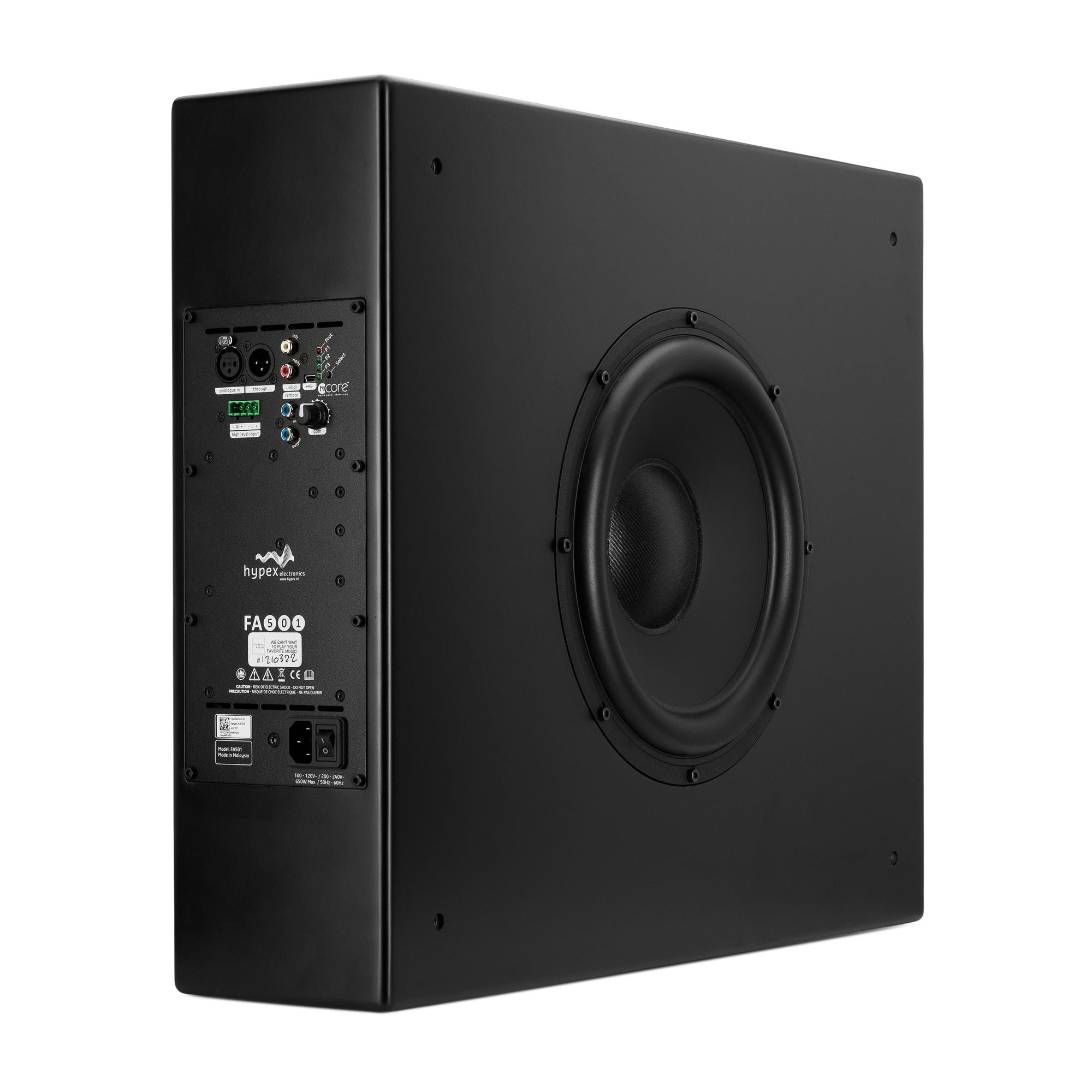 INKOGNITO 12" Subwoofer with flexible high-end bass design