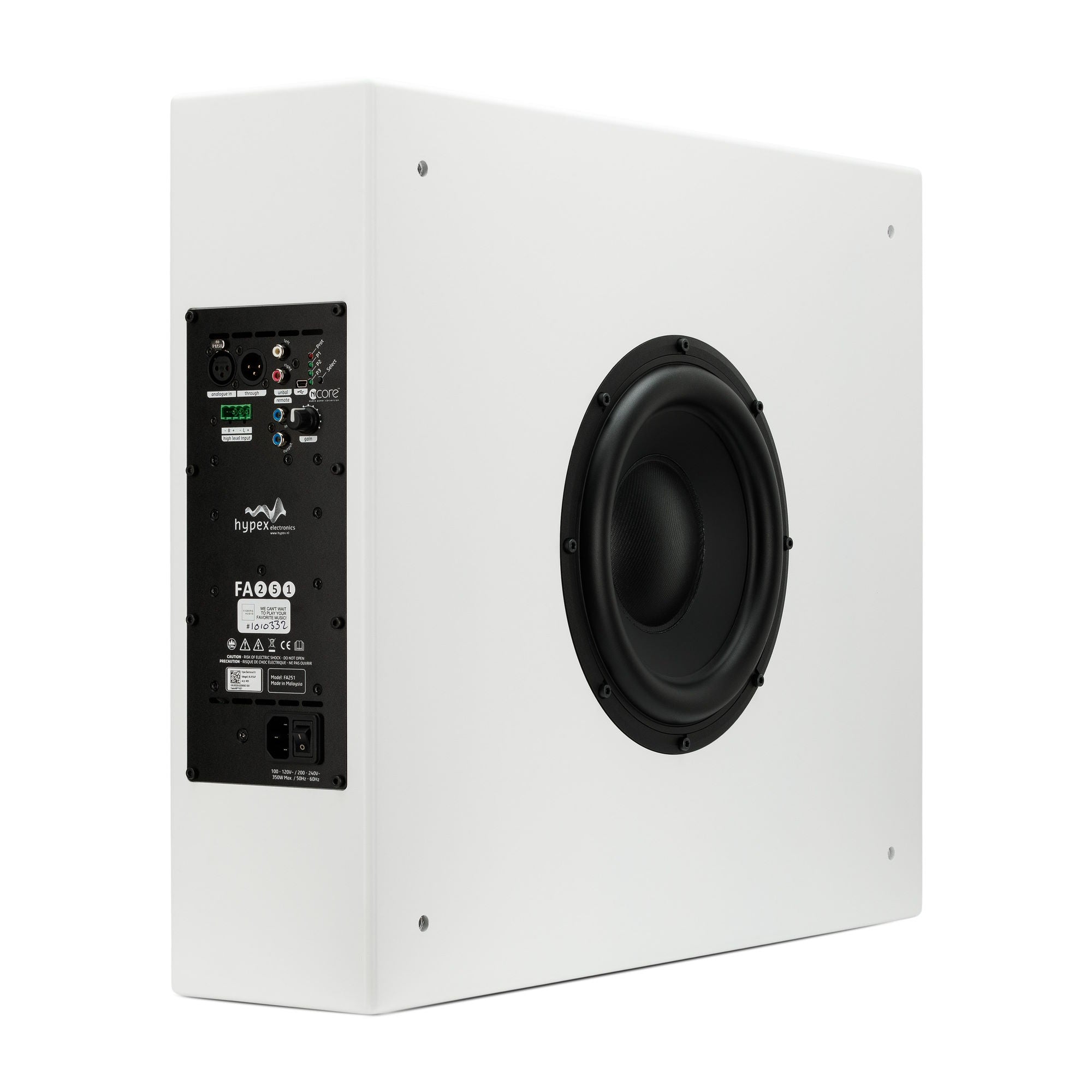 INKOGNITO Subwoofer Gen 1 flat subwoofer for music use